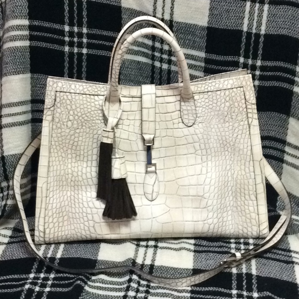 Claudia Firenze large Italian leather purse